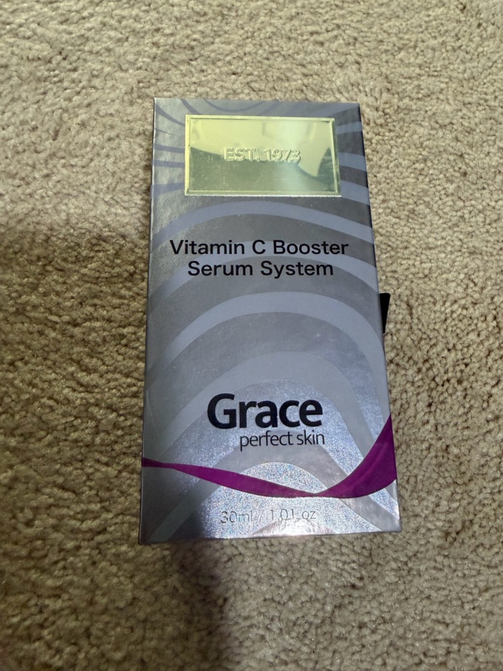 Perfect Skin Vitamin C Booster Serum System - Silver & Purple